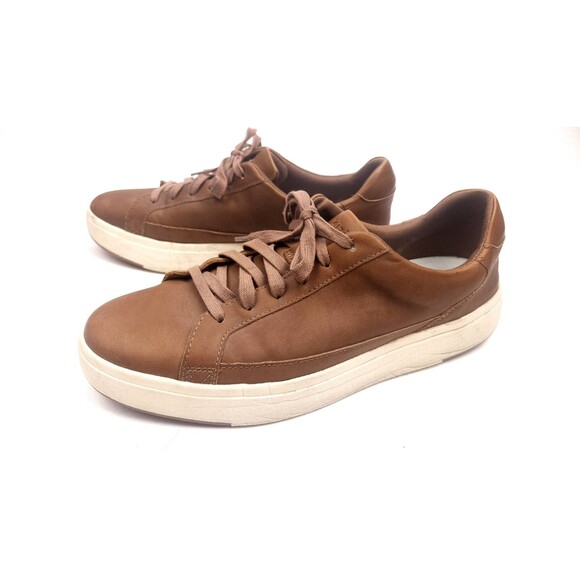 Kizik Vegas Leather Casual Lace Up Hands Free Sneakers Brown Size M 12 W 13.5 main image 10
